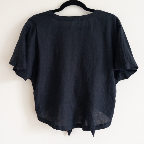 SIR the label Navy Open-Back Blouse - Picture 8 of 12
